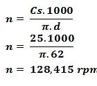 Rumus Mencari Kecepatan Putaran Spindle Rpm Pada Proses Machining Adalah